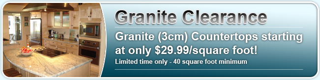 Granite countertops clearance